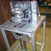 Custom machine for high production insertion of probe